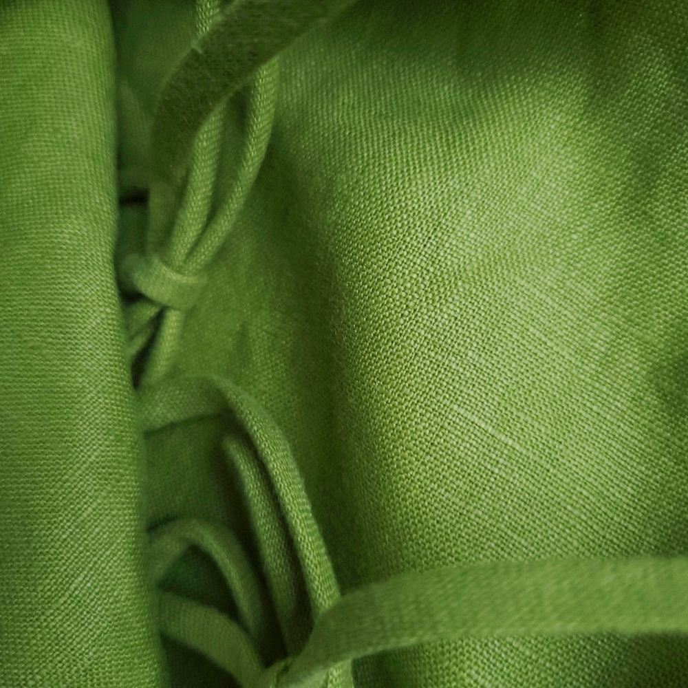 Reformation Selia Minimilist Linen Maxi Dress Green - Picture 6 of 9